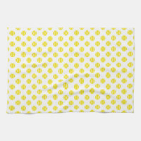 Tennis ball kitchen towel | Customizable color