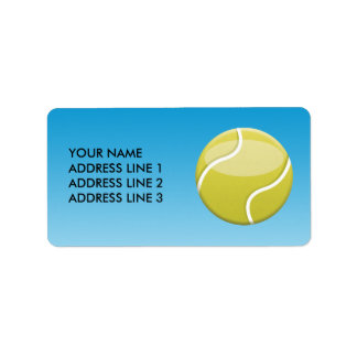 Tennis Ball Label