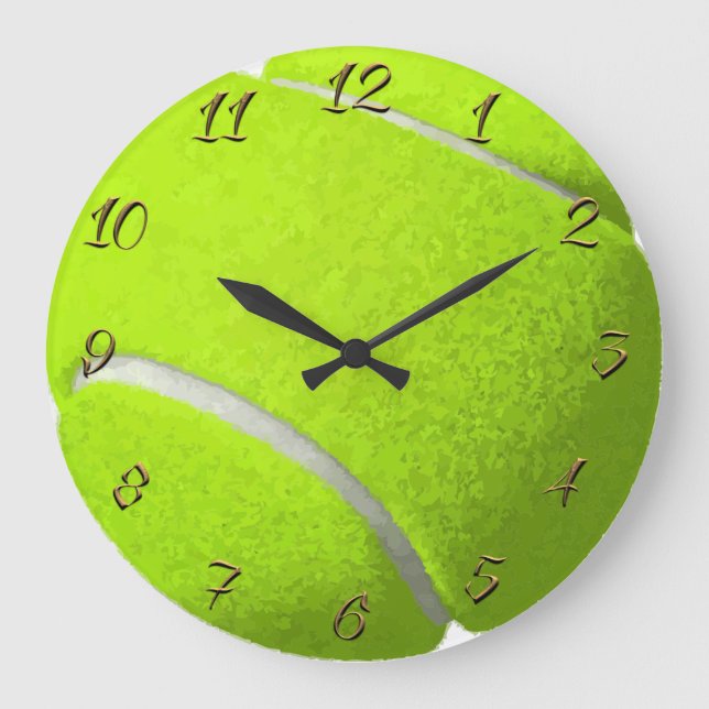 Tennis ball large clock (Front)