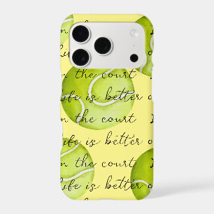 Tennis ball life is better on the court iPhone 17 pro case