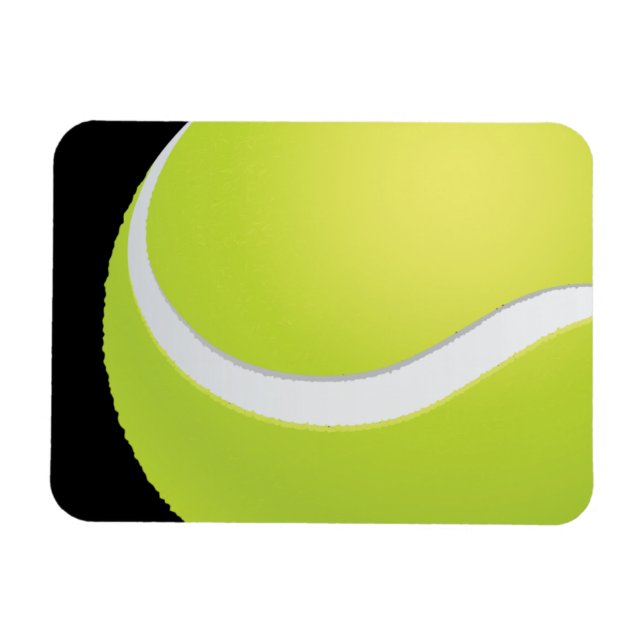 Tennis Ball Magnet (Horizontal)
