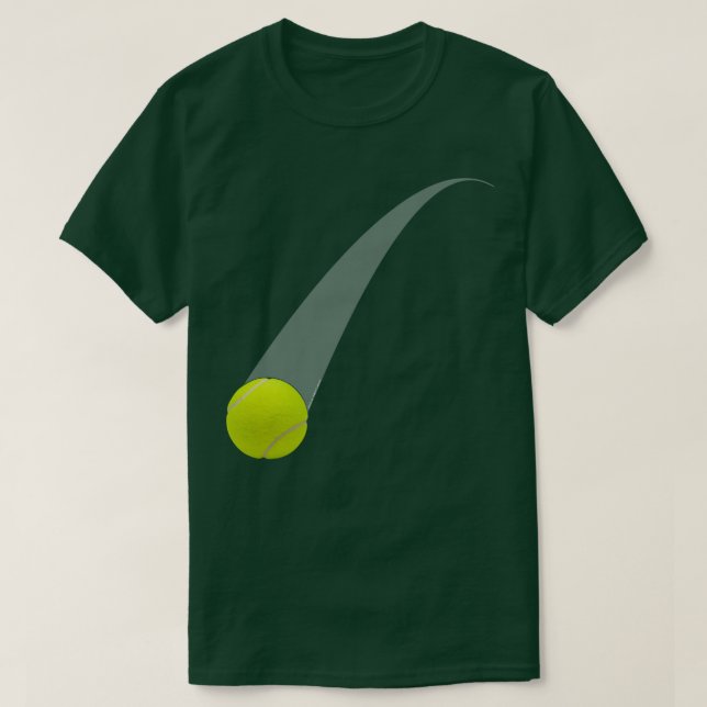Tennis Ball Motion T-Shirt (Design Front)