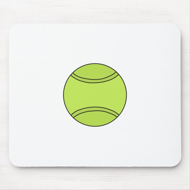 Tennis Ball Mouse Pad (Front)