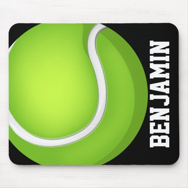 Tennis Ball Mouse Pad (Front)
