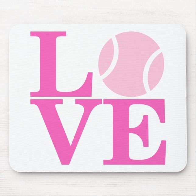 Tennis Ball Mouse Pad (Front)