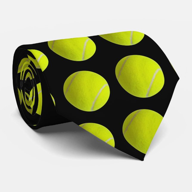 Tennis Ball Neck Tie (Rolled)