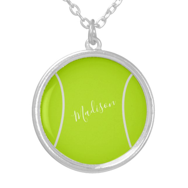 Tennis Ball necklace (Front)