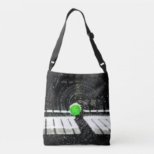 Tennis Ball Net Water Spiral Art Crossbody Bag