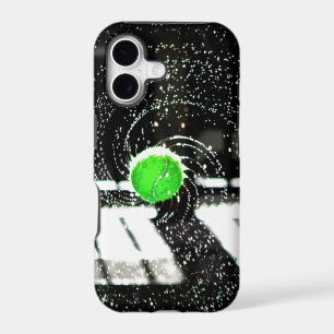 Tennis Ball Net Water Spiral Art iPhone 17 Case