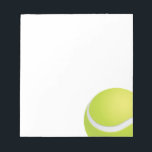 Tennis Ball Notepad<br><div class="desc">Tennis Ball Notepad
Customizable Background.
Choose the background color you want by clicking Customize it - Edit - Background.</div>