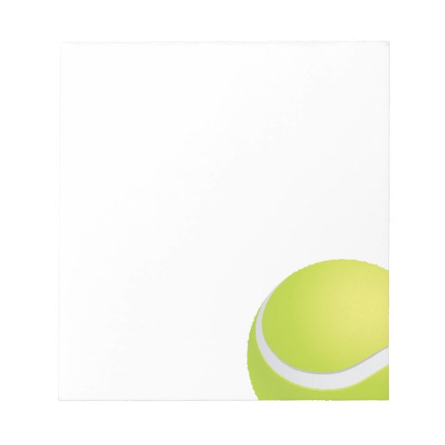 Tennis Ball Notepad (Front)