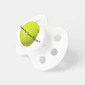 Tennis Ball On a Baby Pacifier (Front Right)