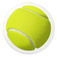 Tennis Ball on Ceramic Knobs and Pulls