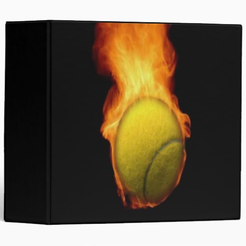 Tennis Ball On Fire Avery Binder