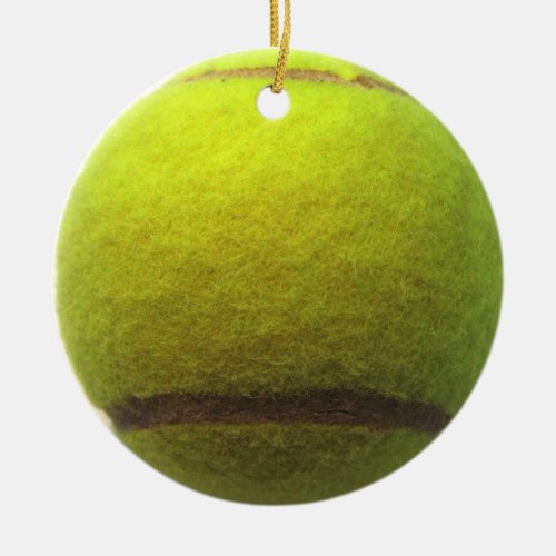 Tennis ball ornament