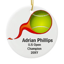 tennis ball ornament