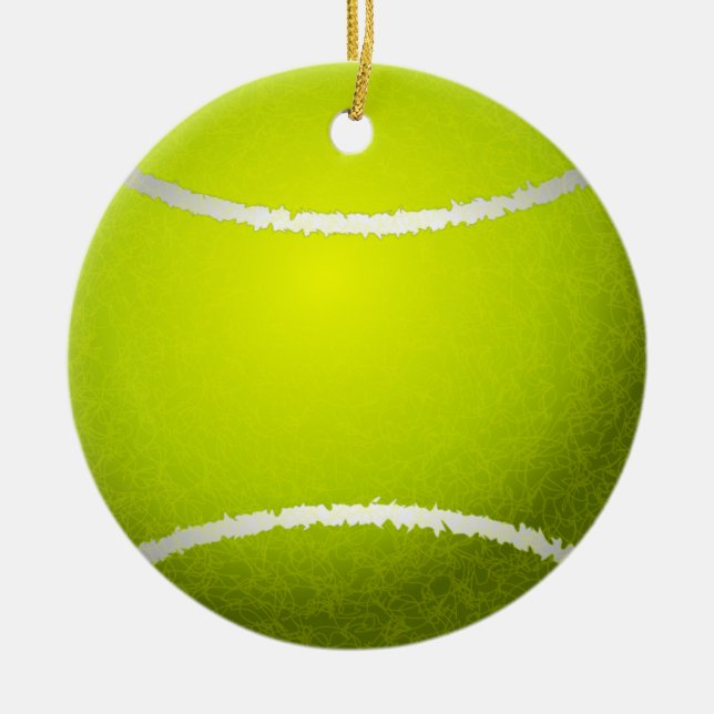 tennis ball ornament (Front)
