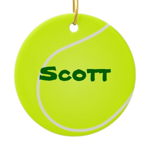 Tennis Ball Ornament