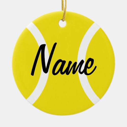 Tennis ball ornament for Christmas tree