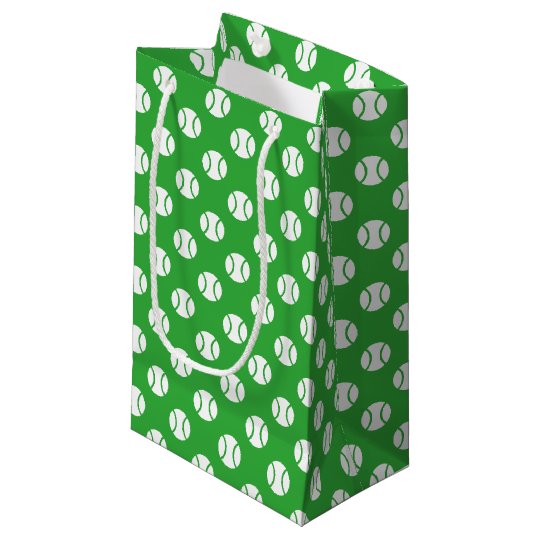 Tennis ball pattern Birthday party favor gift bags