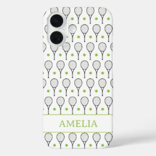 Tennis Ball Pattern iPhone 16 Case