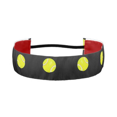 Tennis ball pattern for tennis players  athletic headband