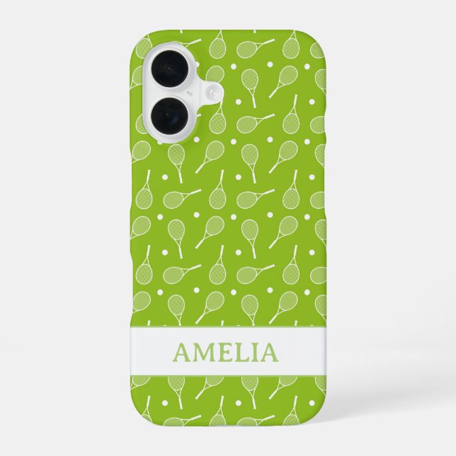 Tennis Ball Pattern Iphone Case (Back)