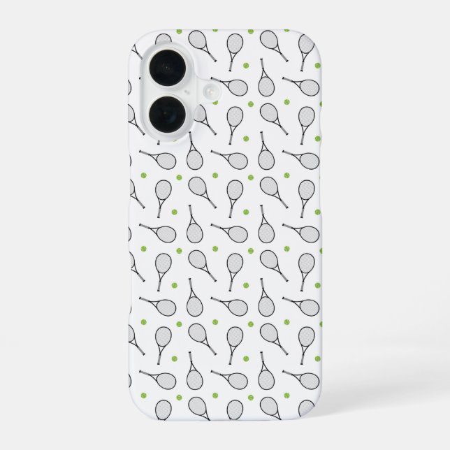 Tennis Ball Pattern Iphone Case (Back)