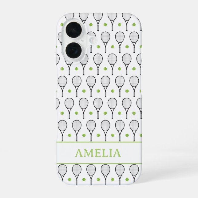 Tennis Ball Pattern Iphone Case (Back)