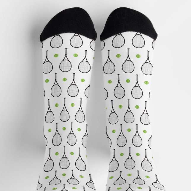 Tennis Ball Pattern Socks (Top)