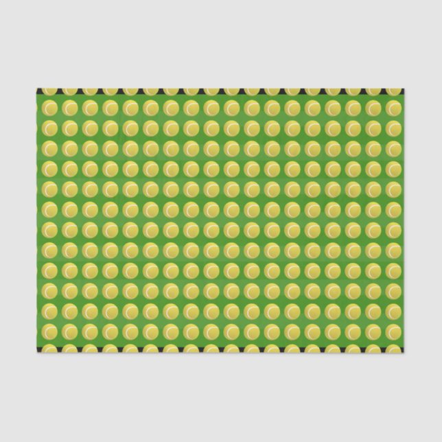 TENNIS BALL Pattern Tissue Paper (Front)