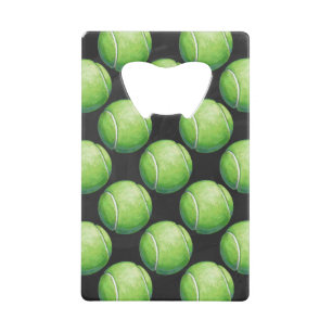 Tennis Ball Patterns Credit Card Bottle Opener
