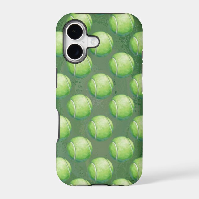 Tennis Ball Patterns Iphone Case (Back)