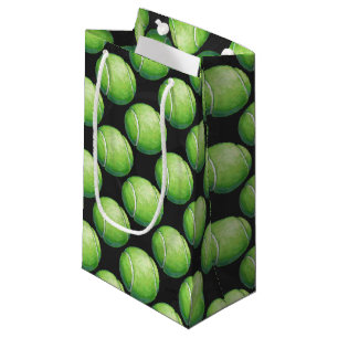 Tennis Ball Patterns Small Gift Bag
