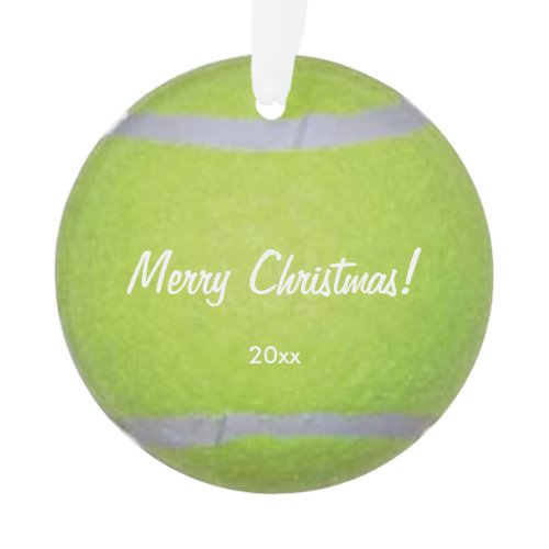 Tennis Ball Personalized Ornament