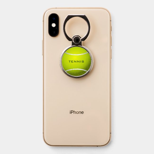 Tennis Ball Phone Ring Holder