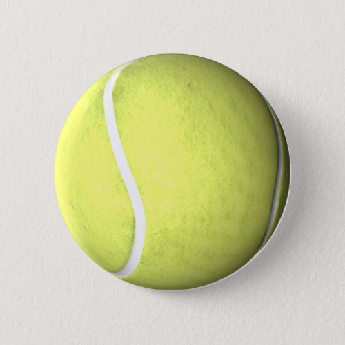 Tennis Ball Pinback Button