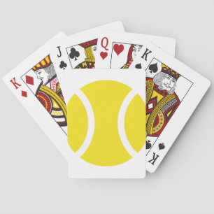 Tennis ball poker cards
