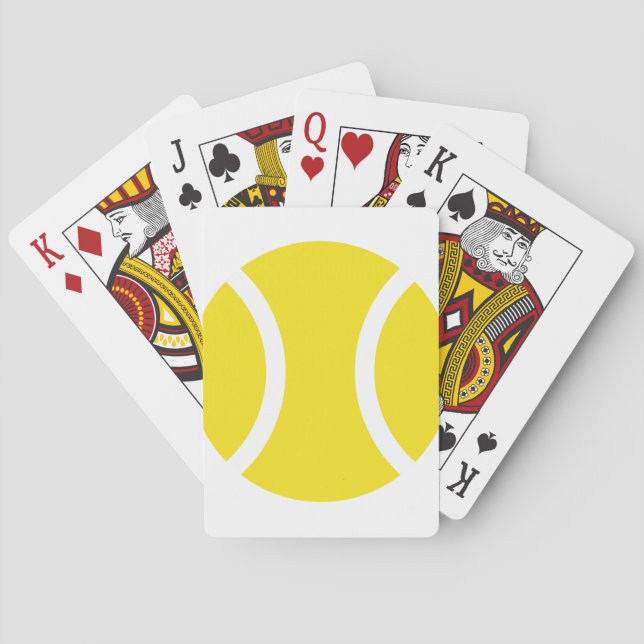 Tennis ball poker cards (Back)