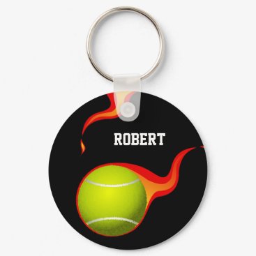 tennis ball products keychain