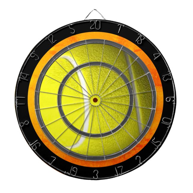 Tennis Ball Regulation Dart Board (Front)