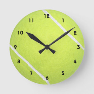Tennis Ball Round Clock