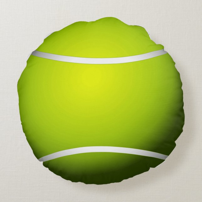Tennis Ball Round Pillow (Back)