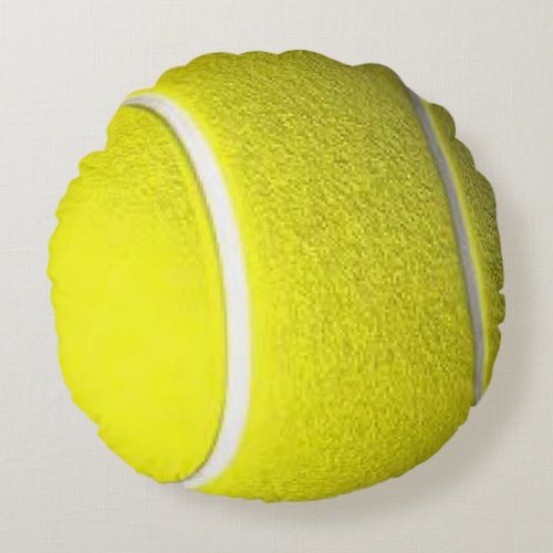 Tennis Ball Round Pillow