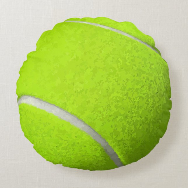 Tennis ball round pillow (Front)