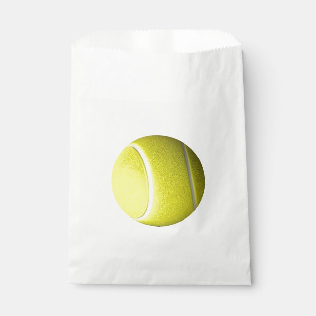 Tennis Ball Sport Theme Favor Bag (Front)
