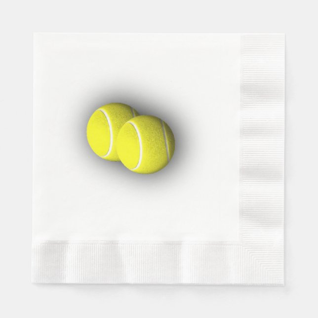 Tennis Ball Sport Theme Paper Napkins (Front)