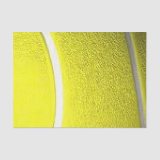Tennis Ball Sport Tissue Paper (Front)