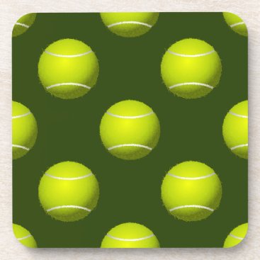 Tennis Ball Sports Beverage Coaster