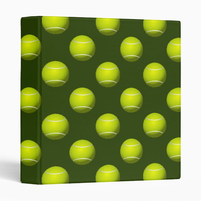 Tennis Ball Sports Binder (Front/Spine)